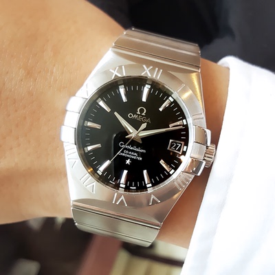 全套9.8新欧米茄手表男星座自动机械手表123.10.35.20.01.001