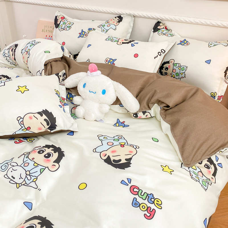 四--棉*被套新款新款件套三月件套12024 5 .四调皮200芦荟150床单