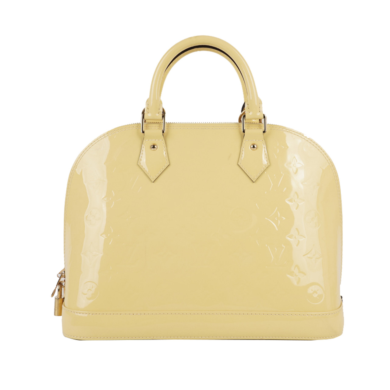 [9.5新]路易威登lv女士黄色alma贝壳包手提包a4052参考价1.8w