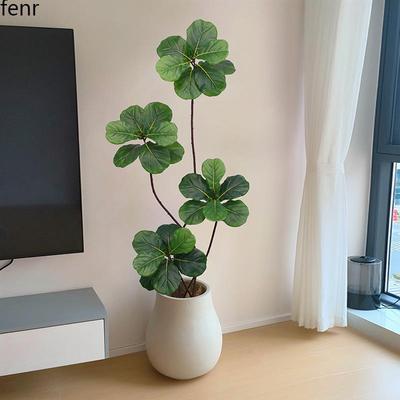 2020假植大琴榕型室绿内植物落地盆栽摆件客厅仿生装饰包叶邮2025