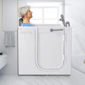 享悦老人无障碍步入式 泡澡亚克力按摩浴缸小户型浴缸 侧开门坐式