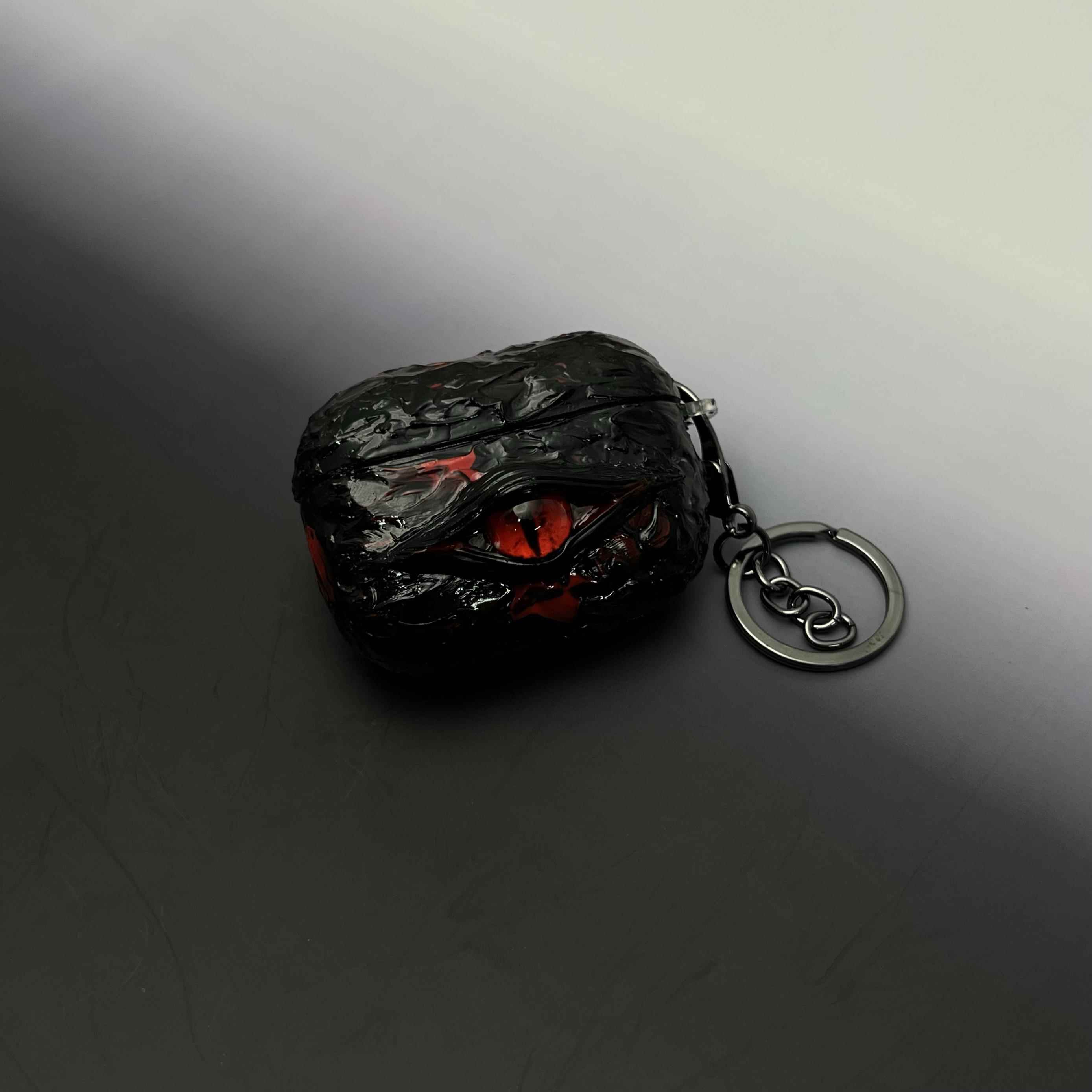 立体夜光克苏鲁神话蓝牙耳机保护套定制适用红米Buds5pro小众buds4活力版buds3青春版 Buds 6活力版Buds5红眼