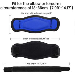 1PCS Tennis Elbow Support Guard Pads Pain Relief Strap Banda