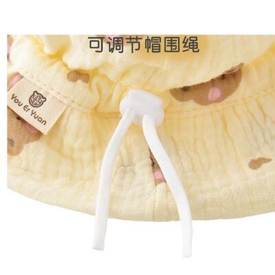 新生儿婴儿帽子宝宝春秋碎花帽子