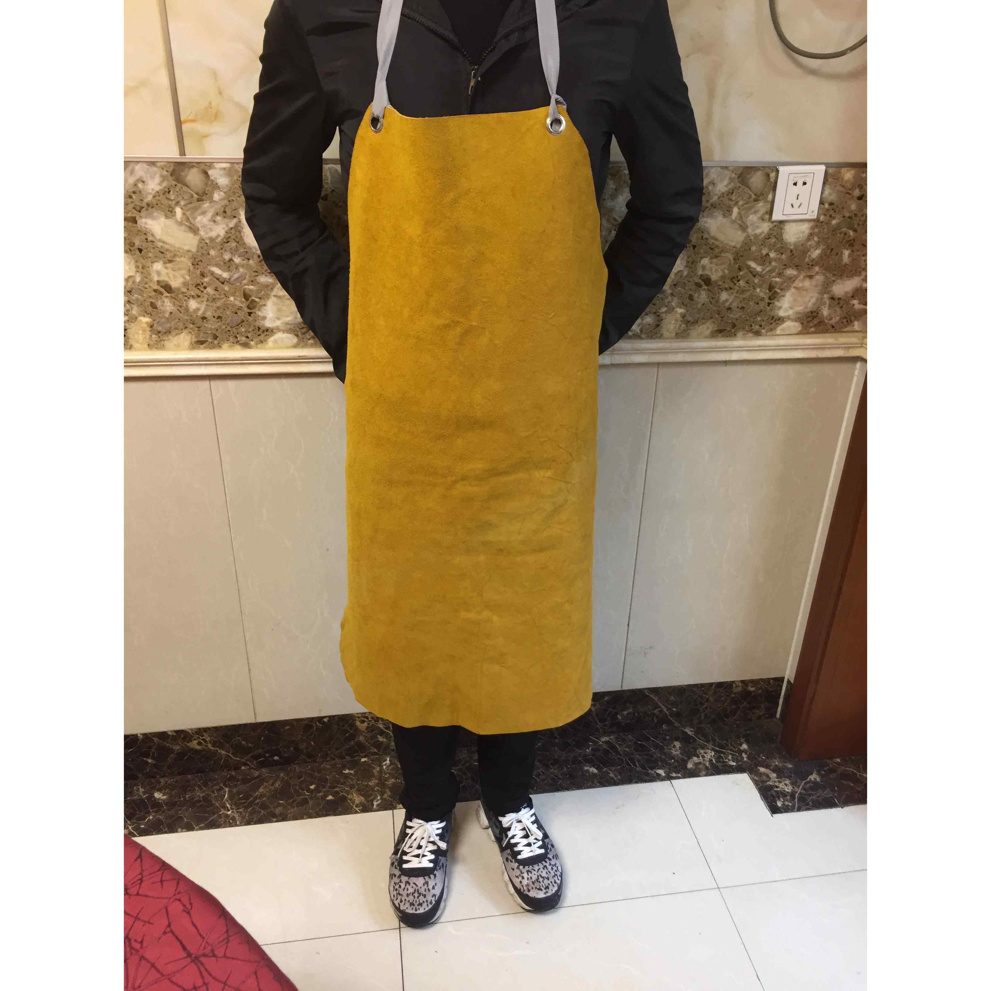 高档包邮纯牛皮整皮电焊围裙隔热耐磨保焊工焊接服牛皮整作皮劳工