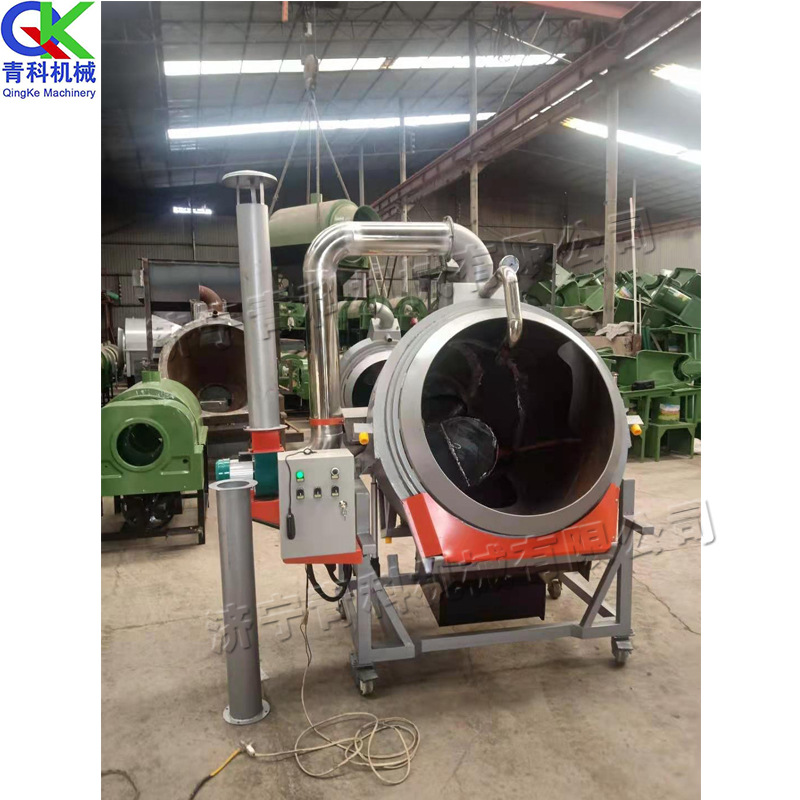 自动茶叶翻炒机 360度可旋转炒茶机 海南福建朝天锅茶叶杀青机