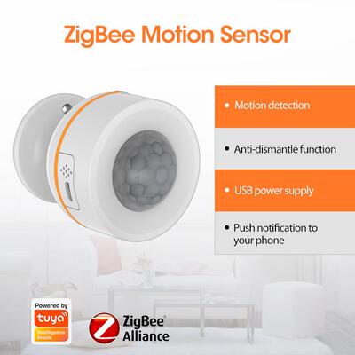 NEO涂鸦ZigBee智能人体红外PIR传感器USB/电池双供电【现货供应】
