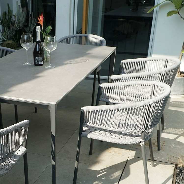 阳台花园室外休闲露台桌椅茶几户外防水藤编组合家用别墅藤椅庭院