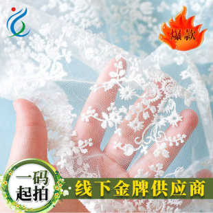 爆 纱蕾丝花蕾 小时尚 花边现货女装 厂家直销绣 款 花边花簇网经典