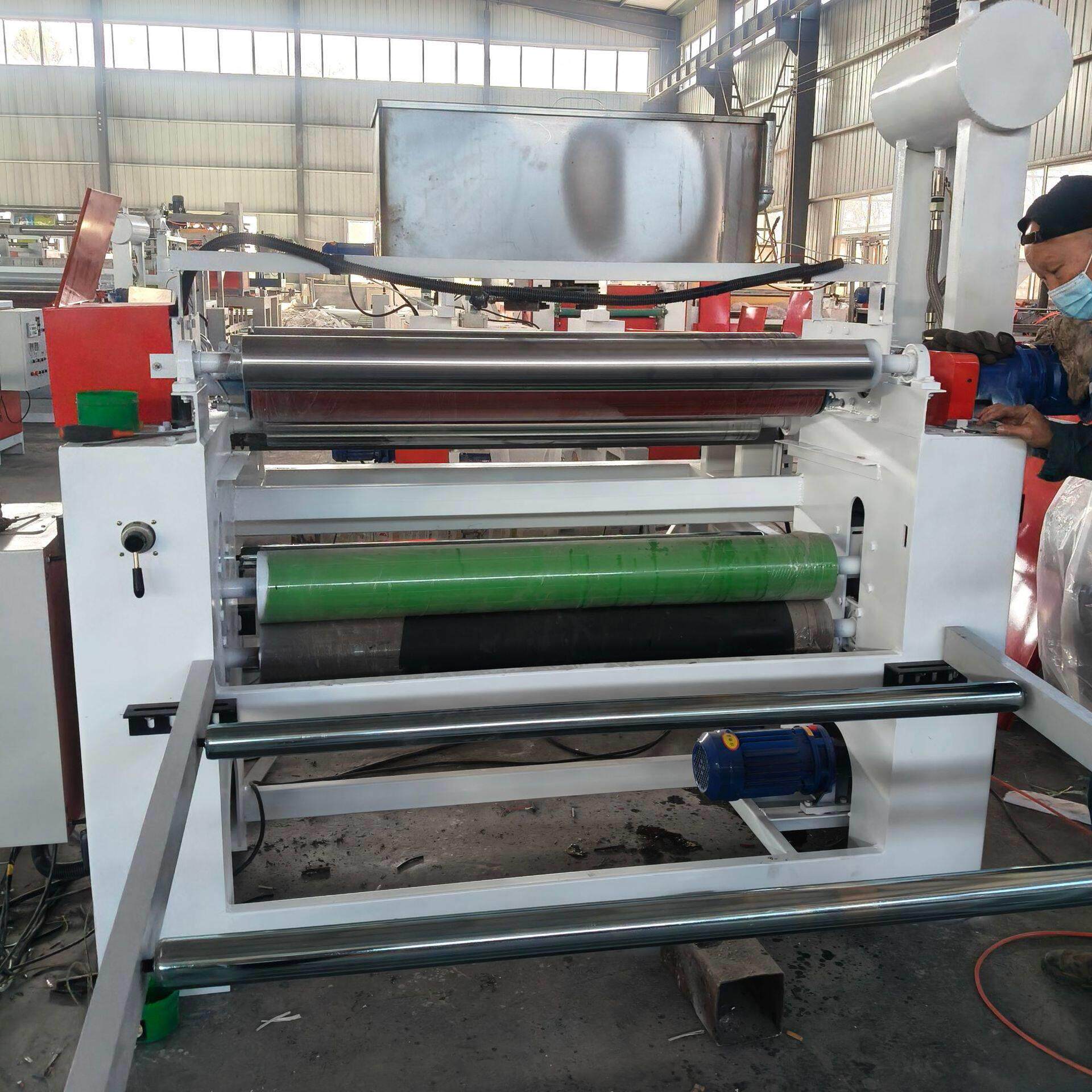 转印膜石塑板覆膜机 防水布无纺布粘合机 pvc复合pet卷对卷复合机