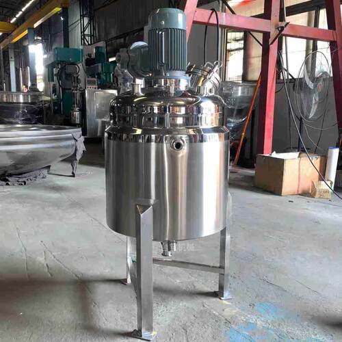 工业生产不锈钢双层液体搅拌罐化工搅拌罐电加热乳化罐密封反应釜