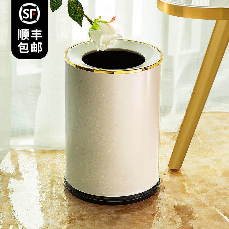 垃圾桶家用客厅高档北欧风ins创意可爱少女卧室厕所化妆室筒轻奢