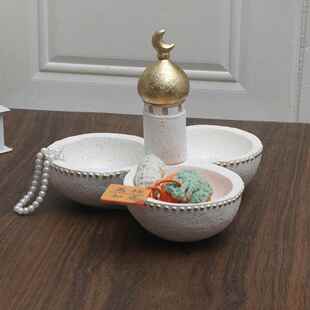 跨境中东风格 饰品手工雕像摆件工艺品 城堡房子收纳树脂桌面装