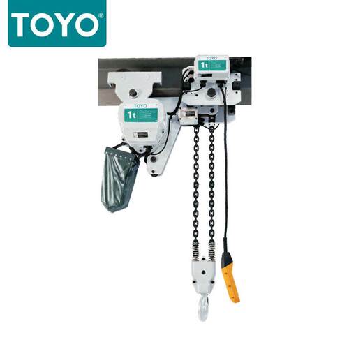 日本产原装1T东洋低净空环链电动葫芦TOYO超低吊环链电动葫芦