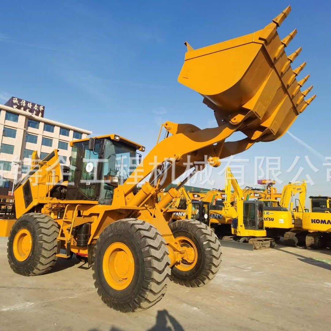 热销九成新柳工装载机clg856铲车5吨轮胎式铲车工程机械