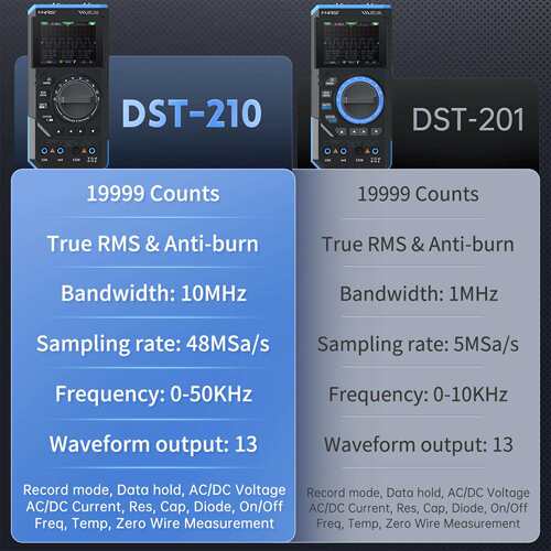 NIRSIDST三210合一四F位半数字DST210/D万用表10M带宽示波器信号