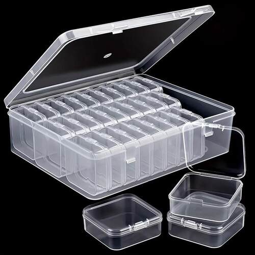 Home Document Storage Box A4 Clear File Box for Important Do