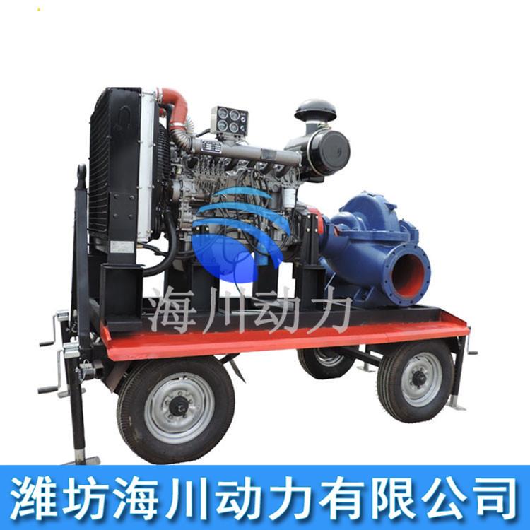 移动式防汛水泵车市政排水泵柴油机抽水泵大型混流自吸排涝泵灌溉