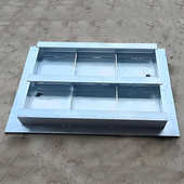 镀锌钢盖板地下室电缆沟盖板配电室沟槽隐形复合花纹板电力盖板