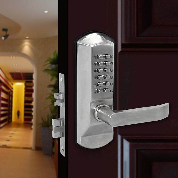 防水械机密码锁门房办MDU公锁室家用门公寓电子密码锁