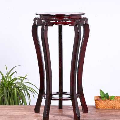 陶瓷鱼缸木质花盆鱼缸底座米缸花盆木底座木架子花架子托盘鱼缸