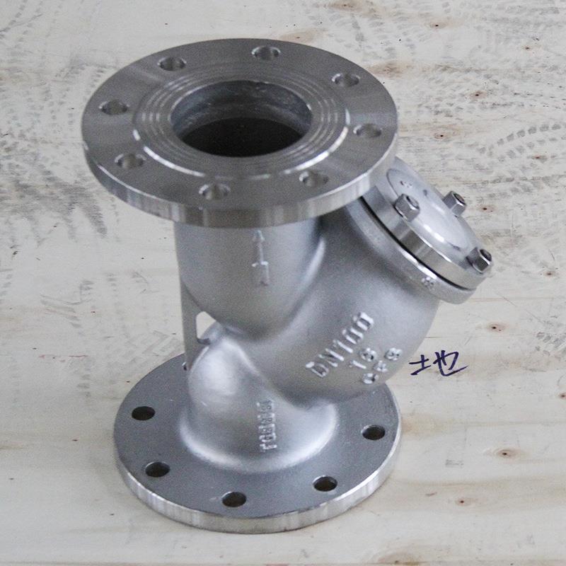 34锈钢法兰Y型过不滤778器GL41W0-16P不锈钢法兰过滤器管式过滤器