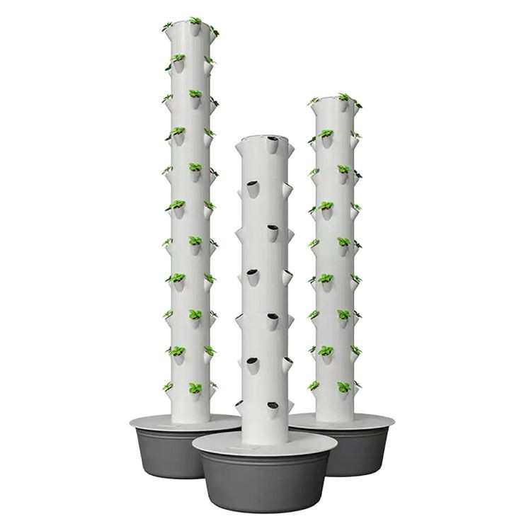 水培塔楼顶蔬菜种植花盆架垂直无土栽培设备立体种植塔水培器皿架