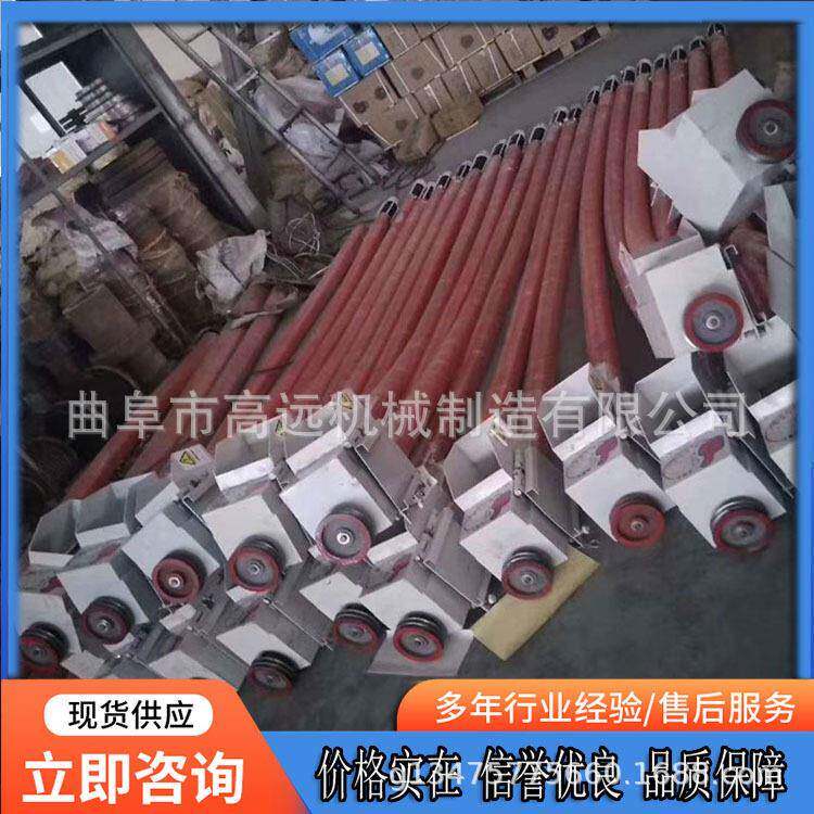 小型软管小麦吸粮机 粮食吸谷机 耐磨锰钢绞龙 粉煤灰装输送机