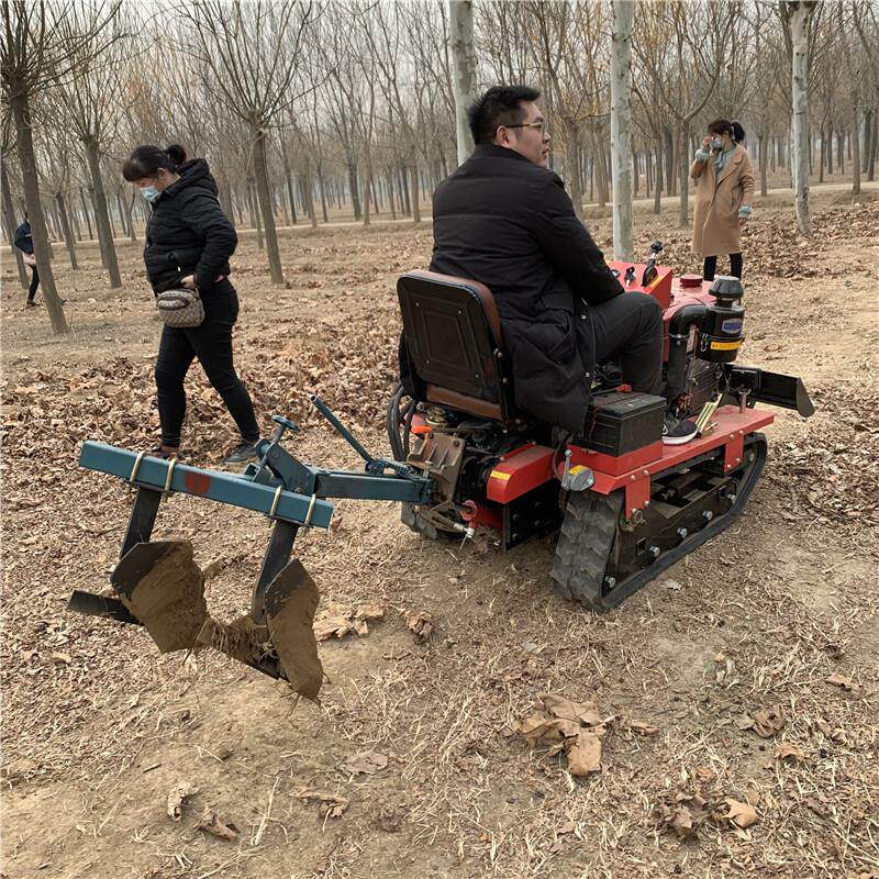 出口多能履带耕地开沟FUI机柴油链耕轨微式小型耕功机小型翻地田