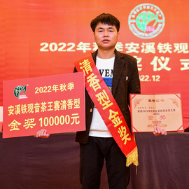 正宗金奖铁观音2023新茶秋茶传统正味安溪铁观音王清香型获奖茶叶