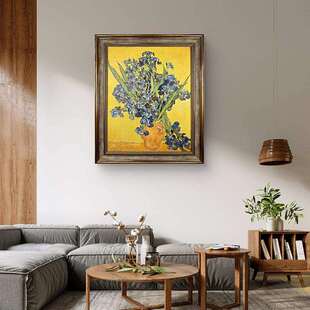 名画家居装饰画印象派梵高世界名画油画复制品卧室餐厅玄关挂画