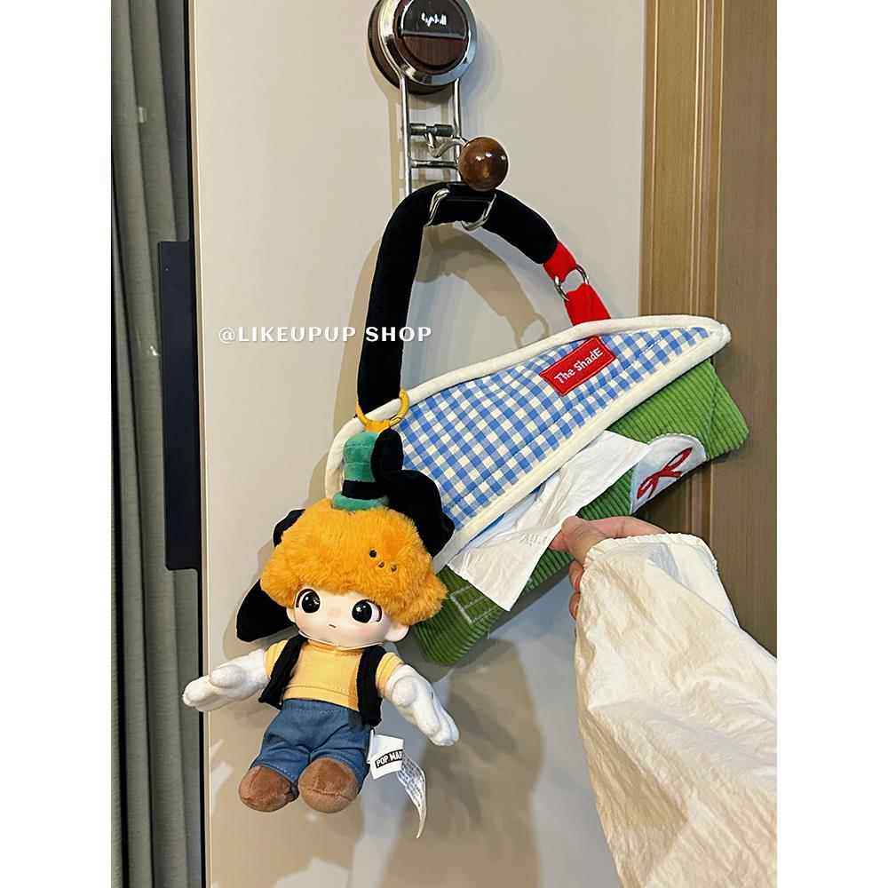 ins纸巾盒壁挂式抽纸盒纸巾挂袋卫生间收纳悬挂纸抽盒车载纸巾袋,收纳整理,纸巾套,淘宝优惠券,粉丝福利购,淘宝优惠卷