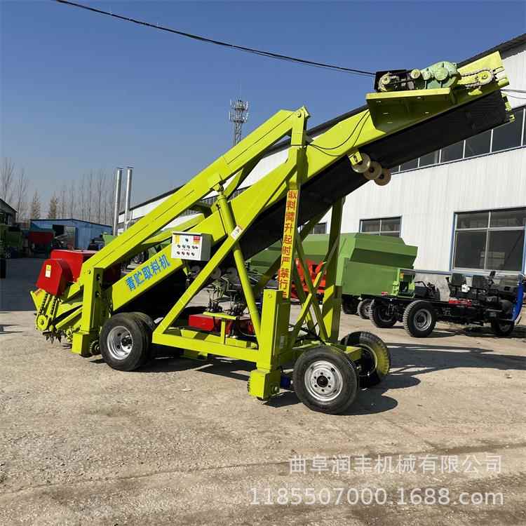 五米高青贮饲料取料机液压升降式自动扒取机行走式扒草挖取机