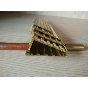 楼梯台阶收边铜条踏步铜防滑条铜条台阶铜条船用防滑铜条封边铜条