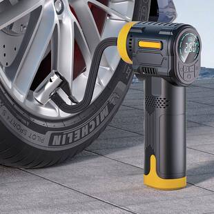 车载充泵汽车224轮胎气打泵电打气筒带测胎压自行车小轿车便气动