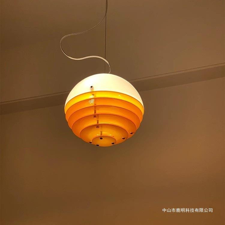 中古日落橙色餐厅吊灯 吧台岛台民宿氛围灯饰各种款式小吊灯系列