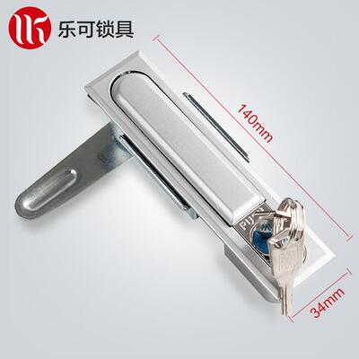 机械门锁平面锁开关柜门锁MS818电柜锁配电箱柜方锁MS490