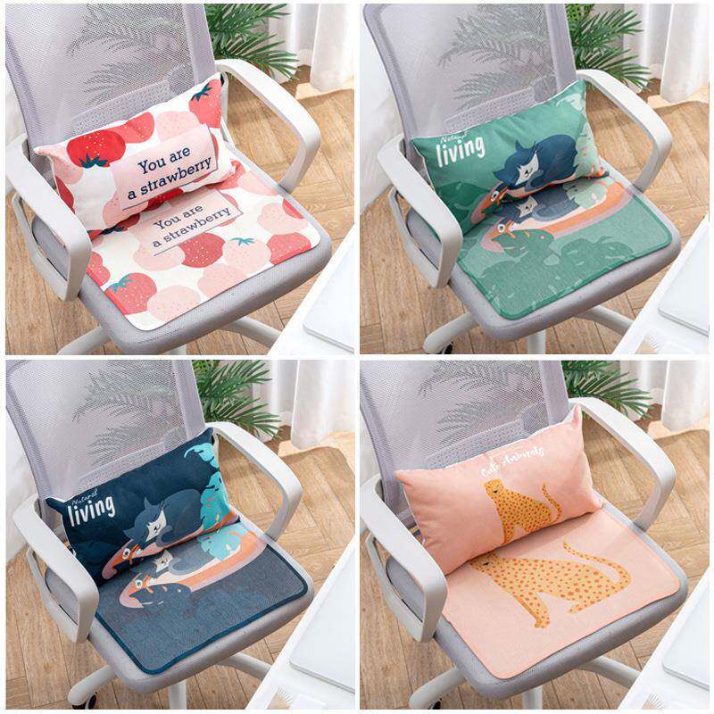 办公室冰丝坐垫夏季餐椅垫子单人座垫夏天薄款沙发垫电脑椅子凉垫