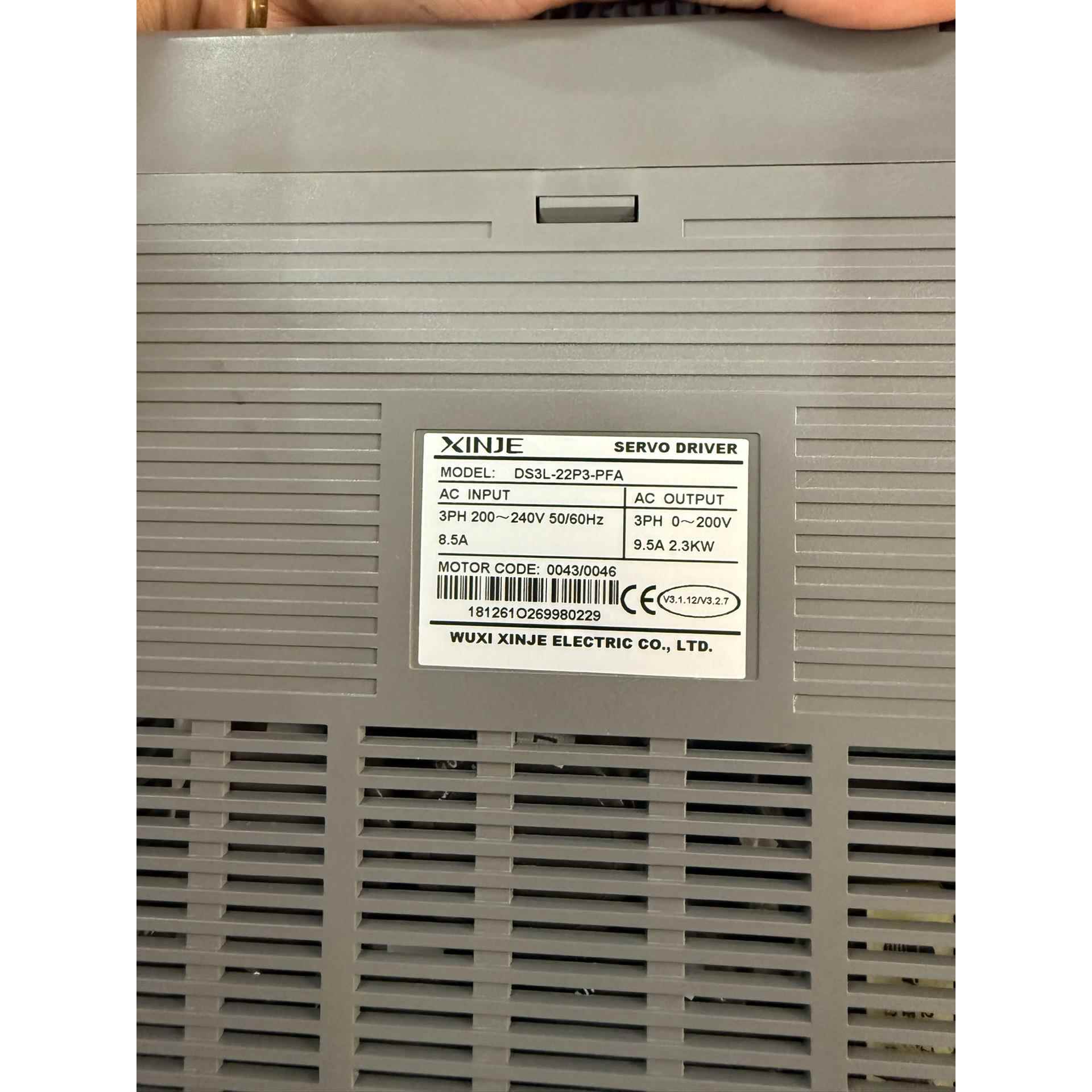 信捷伺服驱动器DS3L-22P3-PFA，2.3KW 成色漂议价