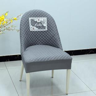 饭厅餐桌毛毛虫餐椅套弧形椅子套罩新款加厚高端高级椅垫家用凳套