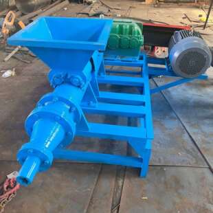 螺旋挤压空心煤棒机 140型牛粪羊粪制棒机小型兰炭四角碳棒成型机