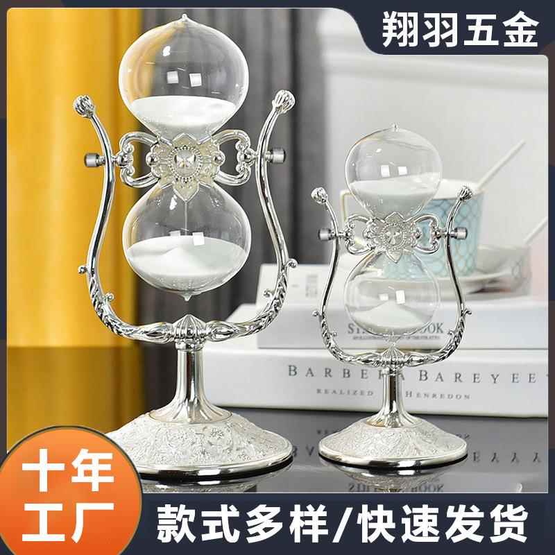 五金计时器餐桌摆件复古沙漏 刷牙摆件30分钟倒计时沙漏