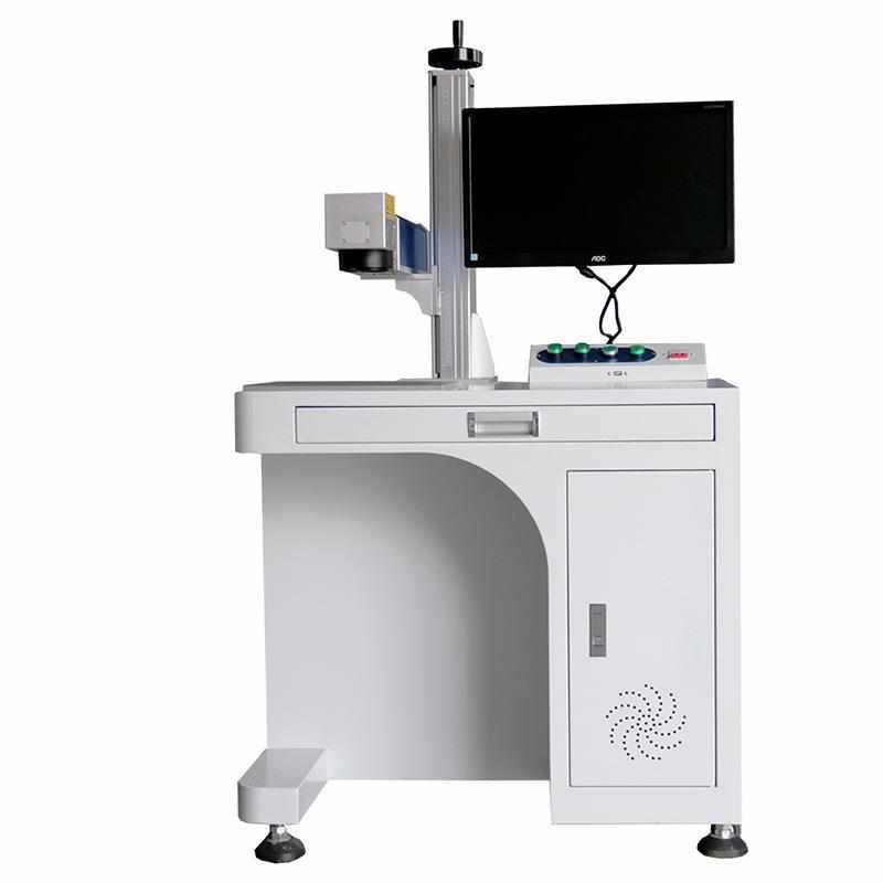 新品全自动视觉光纤激光自动化打标机五金工具水杯手环铝材雕刻镭