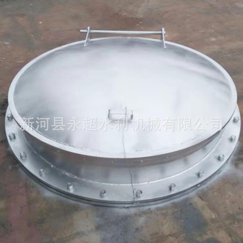 厂家不锈钢门防倒3拍铸铁拍门04灌不锈钢管道式拍门法兰止水侧翻