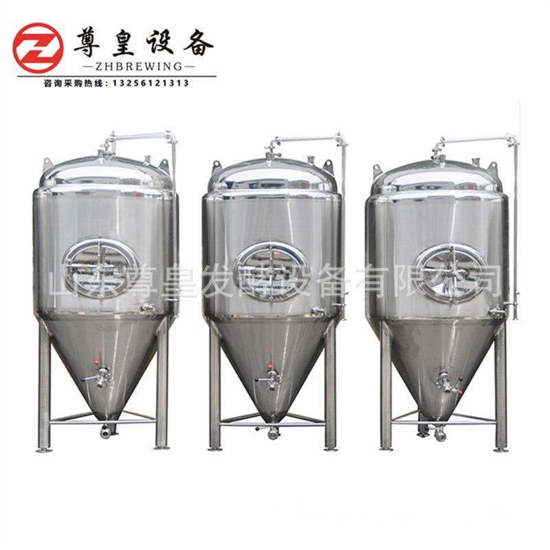0啤酒发酵酒罐济南啤酒设备34不锈钢啤酒机500L吧自酿啤酒LYF设备