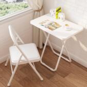 小型可折叠桌经济型吃饭餐桌子小方桌简易学习桌宿舍出租房用可携