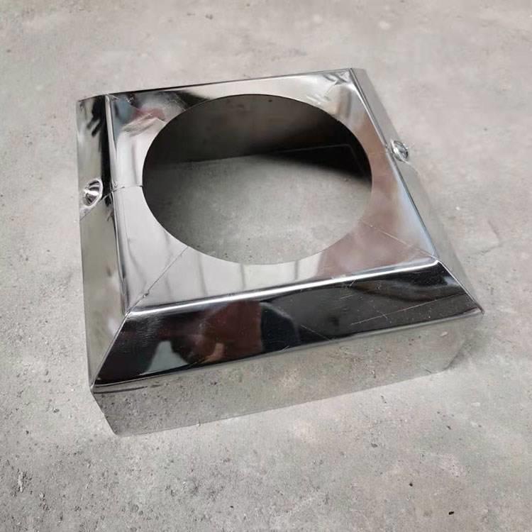 定制底板盖板方形罩灯杆盖子路灯法兰装饰件罩子立杆底罩圆形底座