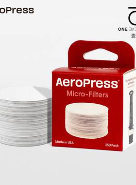 Aeropress爱乐压滤纸Go手冲咖啡专用过滤纸意式手柄粉碗圆形滤纸