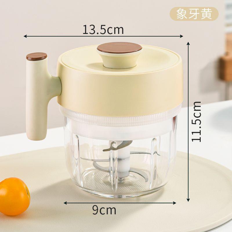 手动研磨机高硼硅玻璃防溅家用易宝宝辅食拆洗研磨器多功能