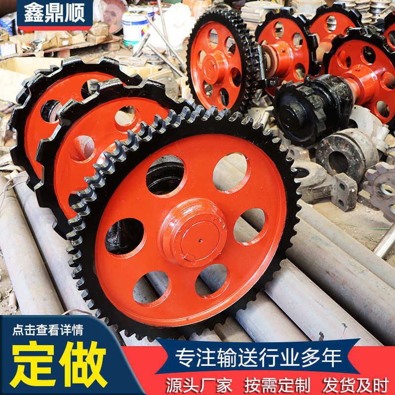 提升机链轮总成 刮板机链轮可选不锈钢冶金提升设备 提升机链轮